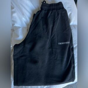 Black Sweatpants with Logo IETS FRANS